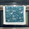 Shark Da Dum Towel Ocean Tea Towels Funny Hand Towels Housewarming Gift Christmas Gift Hostess Gift Funny Towels Shark Towels Graphic Tee – Premium Graphic · Top Pick For Any Outfit