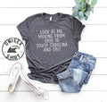 Ohio to South Carolina OH SC Look at me Moving Away Shirt Gifts Funny Tee Tshirt Men Women Him Her Graphic Tee – Easygoing Wear · Perfect For Daily Wear