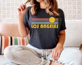 Los Angeles TShirt Retro Sunset Adult Unisex Los Angeles California T Shirt Personalization Available Graphic Tee – Fan Favorite · Top Pick For Any Outfit
