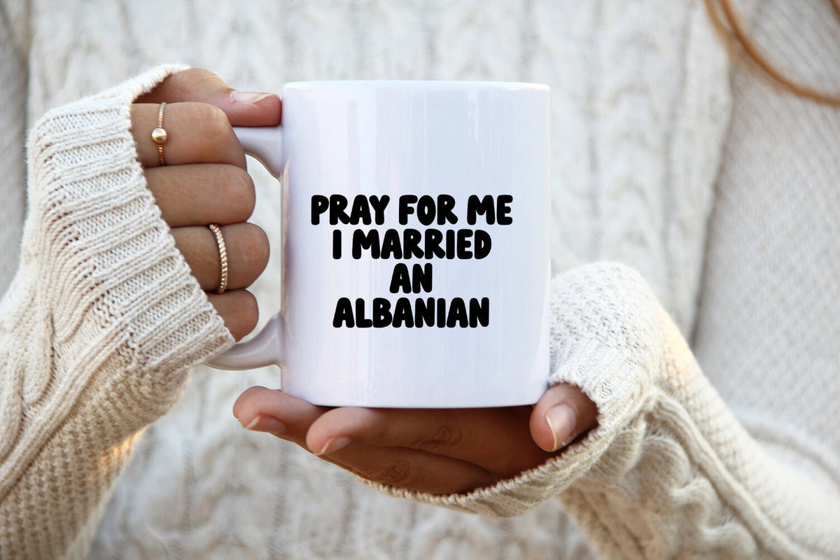 Albanian Albania Wedding Anniversary Wife Husband Mug Gifts Funny Coffee Cup Men Women Him Her Graphic Tee – Easygoing Wear · Top Pick For Any Outfit