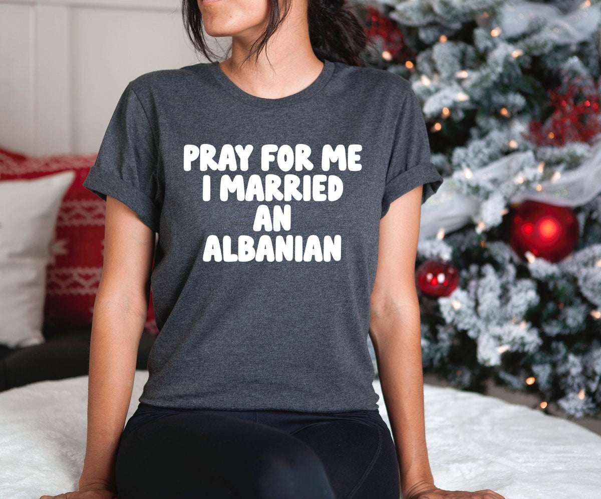 Albanian Albania Wedding Anniversary Wife Husband Shirt Gifts Funny Tee Tshirt Men Women Him Her Graphic Tee – Aesthetic Look · High-Quality Print