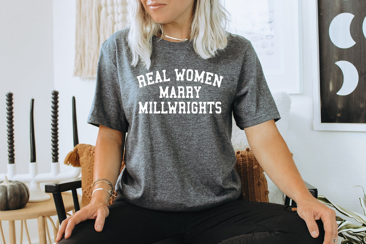 Millwright Wife Husband Wedding Engagement Anniversary Shirt Gifts Funny Tee Tshirt Men Women Him Her Graphic Tee – Cozy Vibes · Top Pick For Any Outfit