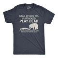 Bear Attack Tip Play Dead Camping Gear Camping Gift Mens Camping T Shirt I Hate Camping Bear Shirts Funny Shirts Graphic Tee – Feel-Good Design · Perfect For Daily Wear