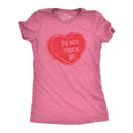 Do Not Touch Me Shirt Women Anti Valentines Day Rude Love Heart Sweets Shirt Offensive Candy Hearts Galentines Day Funny Shirts Graphic Tee – Soft Feel · Must-Have Style