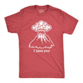 Valentines Heart Shirt Mens I Lava You I Love You Shirt Anniversary Big Love Shirts Guys Valentines Day Unisex Volcano Shirts Graphic Tee – Fan Favorite · Great Gift For Fans