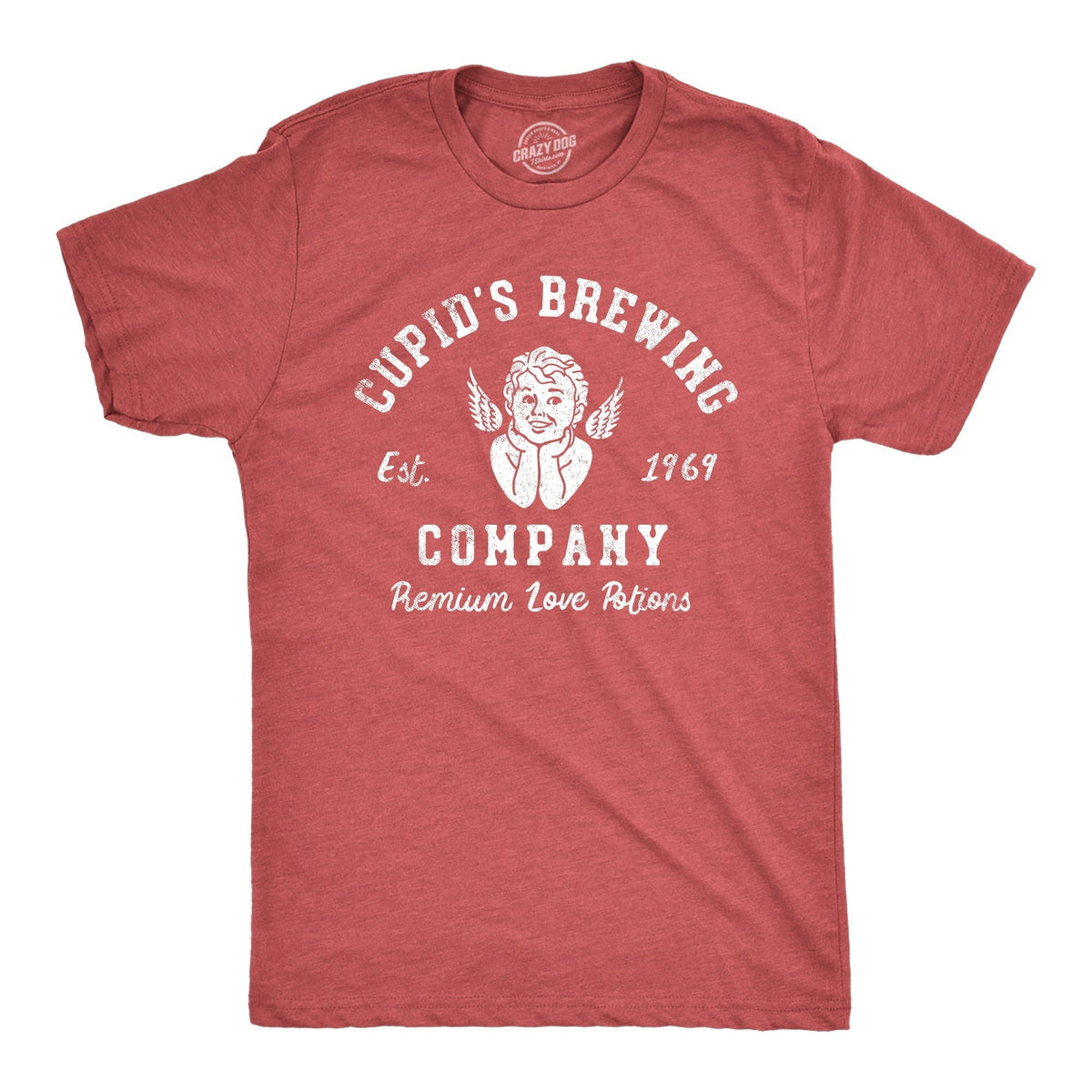 Valentines Heart Shirt Mens Cupid39s Brewing Company Cupid Shirts Anniversary Big Love Shirts Guys Valentines Day Unisex Brewery Shirts Graphic Tee – Soft Feel · High-Quality Print