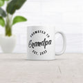 Promoted To Grandpa 2023 Cute Grandpa Coffee Mug Funny Work Mug Best Papa Ever Grandpa Gifts Gift For Dads Pregnancy Announcement Graphic Tee – Warm & Stylish · Must-Have Style