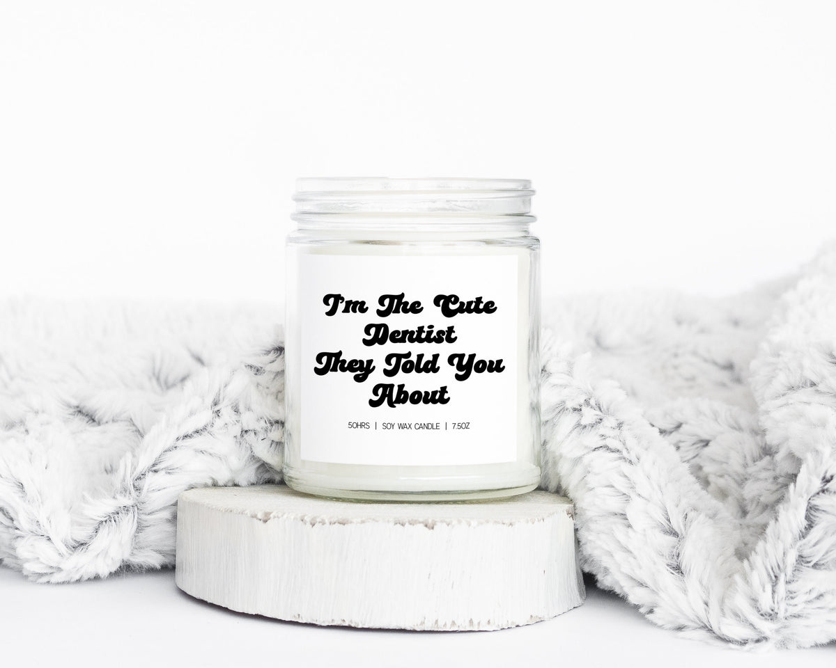 Dentist Graduation Dental School Student Gifts Funny Candle Housewarming Soy Wax Scented Decor Graphic Tee – Bold Style · High-Quality Print