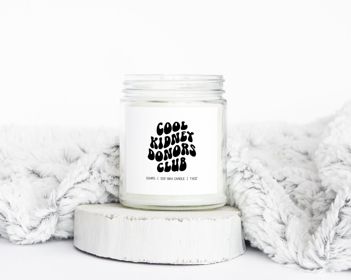 Kidney Donor Organ Thank You Appreciation Gifts Funny Candle Housewarming Soy Wax Scented Decor Graphic Tee – Feel-Good Design · High-Quality Print