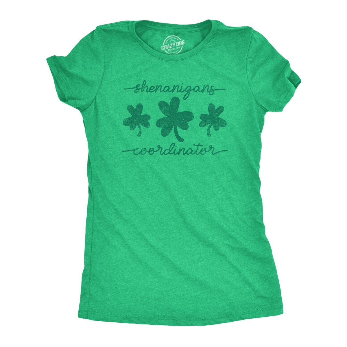 Shenanigans Coordinator St Patrick Day Shirt Luck Of The Irish Green Clover Shirt Woman Ireland Tee Woman Funny Shirts Women Graphic Tee – Aesthetic Look · Must-Have Style