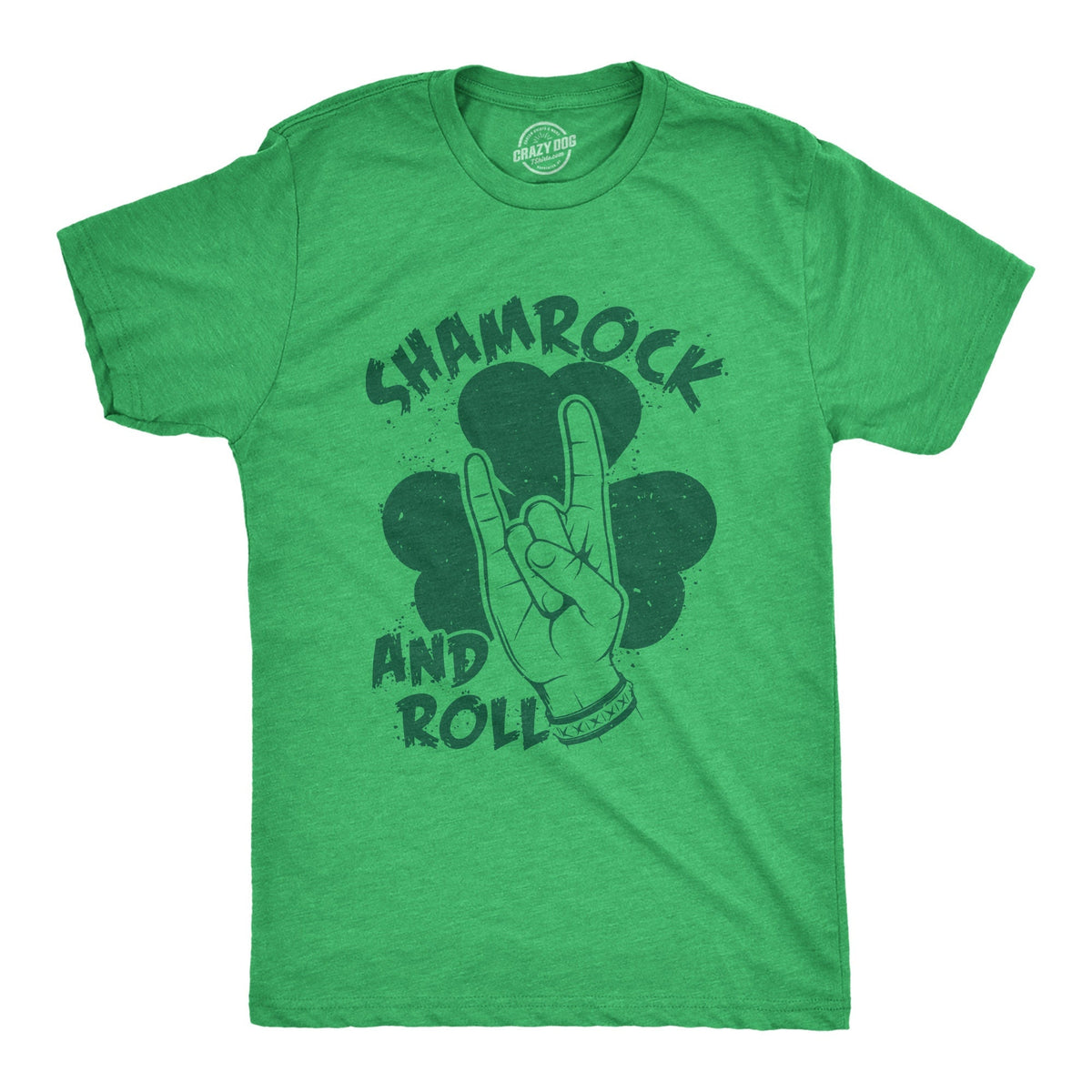 Shamrock and Roll Saint Patricks Day Shirt Shenanigans Shirt Rock and Roll Shirt Shamrock Shirt Mens Metal Head Funny Shirts Mens Graphic Tee – Feel-Good Design · High-Quality Print