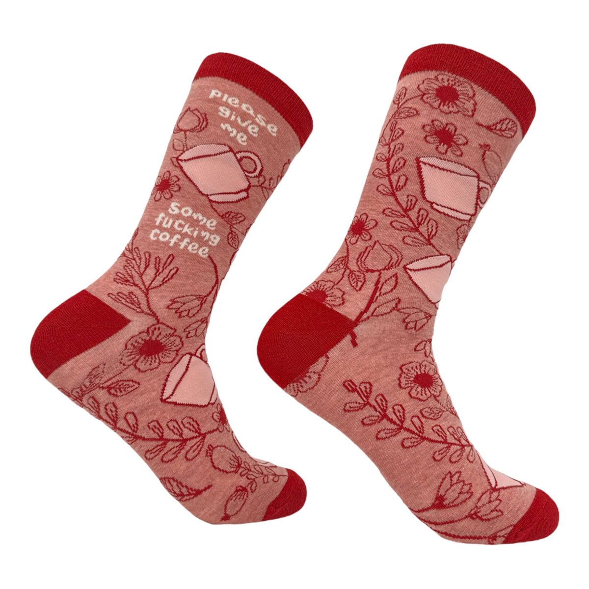 Please Give Me Some Fucking Coffee Socks Womens Coffee Socks Cute Womens Socks Funny Womens Socks Introverted Funny Socks Women Graphic Tee – Aesthetic Look · Top Pick For Any Outfit