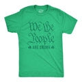We The People Are Drunk St Patricks Mens Shirt Shamrock Shirt Beer Mug Shirt Clover ShirtFunny Shirts Drinking Shirt Offensive Shirts Graphic Tee – Warm & Stylish · Great Gift For Fans