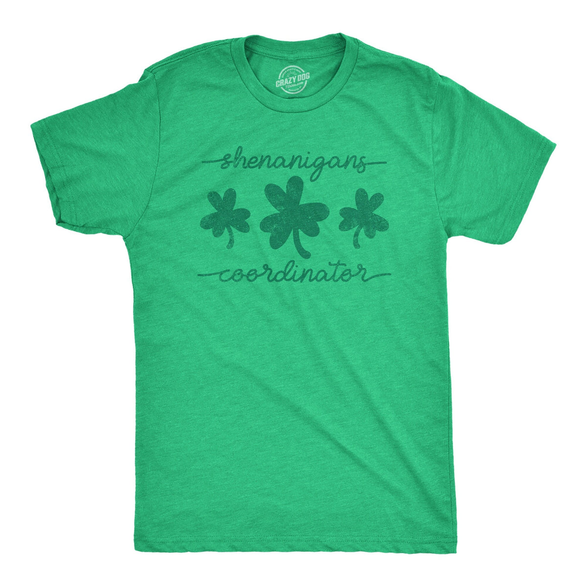 Shenanigans Coordinator Saint Patricks Day Shirt Shenanigans Shirt Lucky Green shirt Shamrock Shirt Clover Shirt Funny Shirts Mens Graphic Tee – Premium Graphic · Must-Have Style