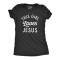 This Girl Loves Jesus God Shirts Womens Easter Religion Shirt Church Gospel Easter Shirts Funny Jesus Tshirts Faith Shirts Graphic Tee – Aesthetic Look · Trending Graphic Apparel