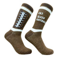 Eat Sleep Football Football Socks Fantasy Football Socks Funny Dad Socks Football Socks Guys Gifts Under 20 Football Gifts Mens Socks Graphic Tee – Bold Style · Must-Have Style