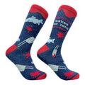 Funny Dad Socks Fishing Makes Me Feel Less Murdery Socks Funky Fishing Socks Fisherman Gifts Under 15 Dad Socks Rude Socks Graphic Tee – Easygoing Wear · Must-Have Style