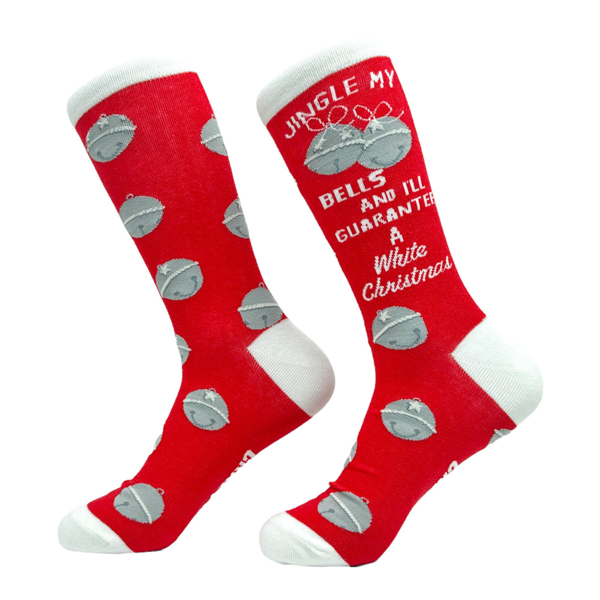 Christmas Socks Adult Christmas Humor Socks Jingle Bells Jingle My Balls White Christmas Funny Socks Festive Socks Christmas Gift Graphic Tee – Bold Style · Top Pick For Any Outfit