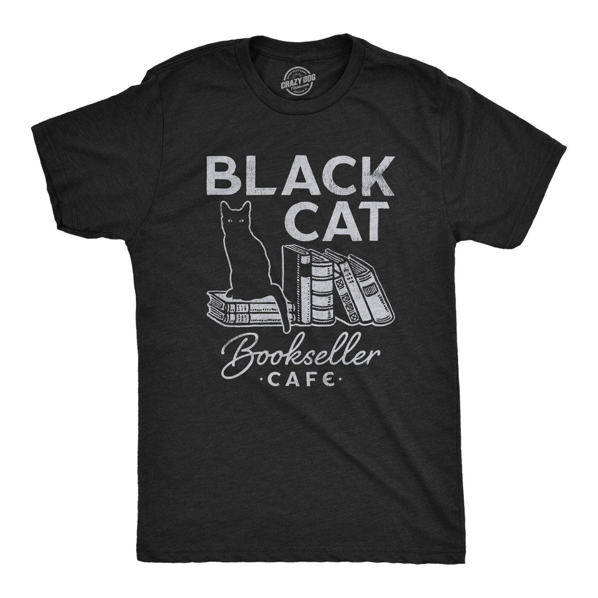 Black Cat Bookseller Cafe Black Cat Halloween Shirts Book Lover Gifts Reading Lovers Gifts Funny Reading Tee Reader Gifts Unisex Graphic Tee – Bold Style · Great Gift For Fans
