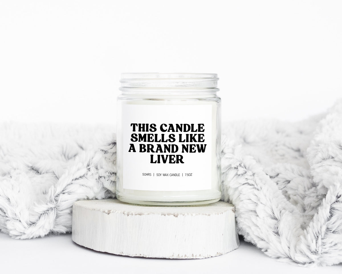Liver Transplant Surgery Recovery Gifts Funny Candle Housewarming Soy Wax Scented Decor Graphic Tee – Premium Graphic · Trending Graphic Apparel