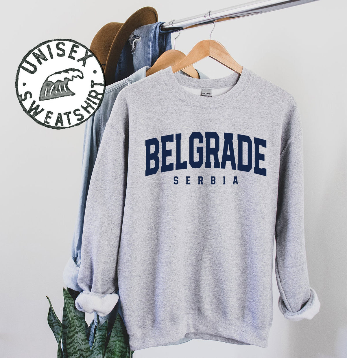 Belgrade Serbia Sweatshirt Gifts Funny Sweater Shirt Jumper Men Women Him Her Sweatshirt – Cozy Vibes · Trending Graphic Apparel