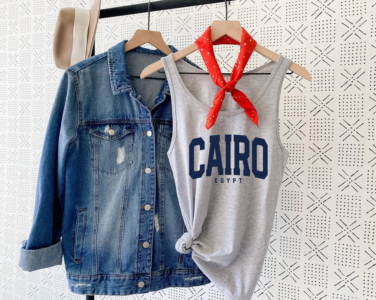 Cairo Egypt Tank Top Gifts Sleeveless Shirt Unisex Men Women Tank Top – Aesthetic Look · Great Gift For Fans