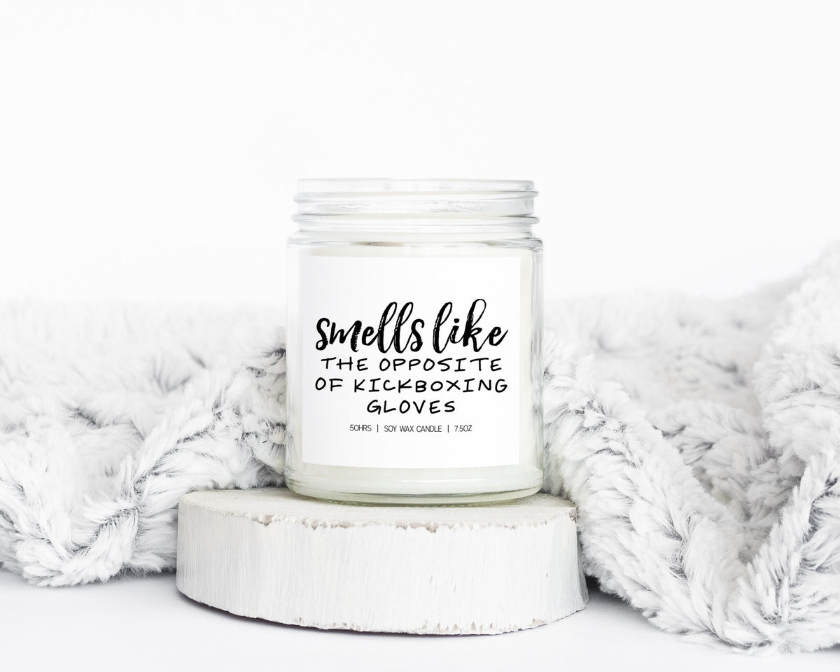 Kickboxing Gifts Funny Candle Housewarming Soy Wax Scented Decor Graphic Tee – Warm & Stylish · Perfect For Daily Wear