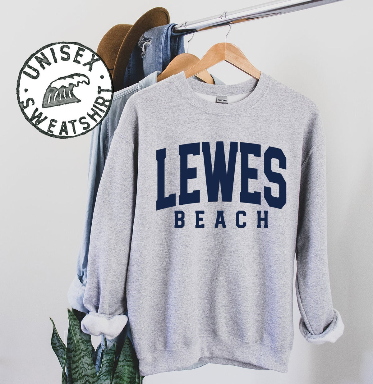 Lewes Beach Sweatshirt Gifts Funny Sweater Shirt Jumper Men Women Him Her Sweatshirt – Feel-Good Design · Top Pick For Any Outfit