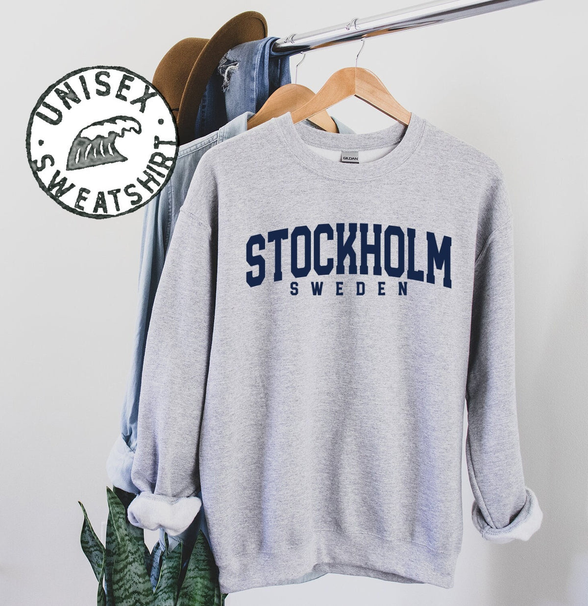Stockholm Sweden Sweatshirt Gifts Funny Sweater Shirt Jumper Men Women Him Her Sweatshirt – Soft Feel · Trending Graphic Apparel