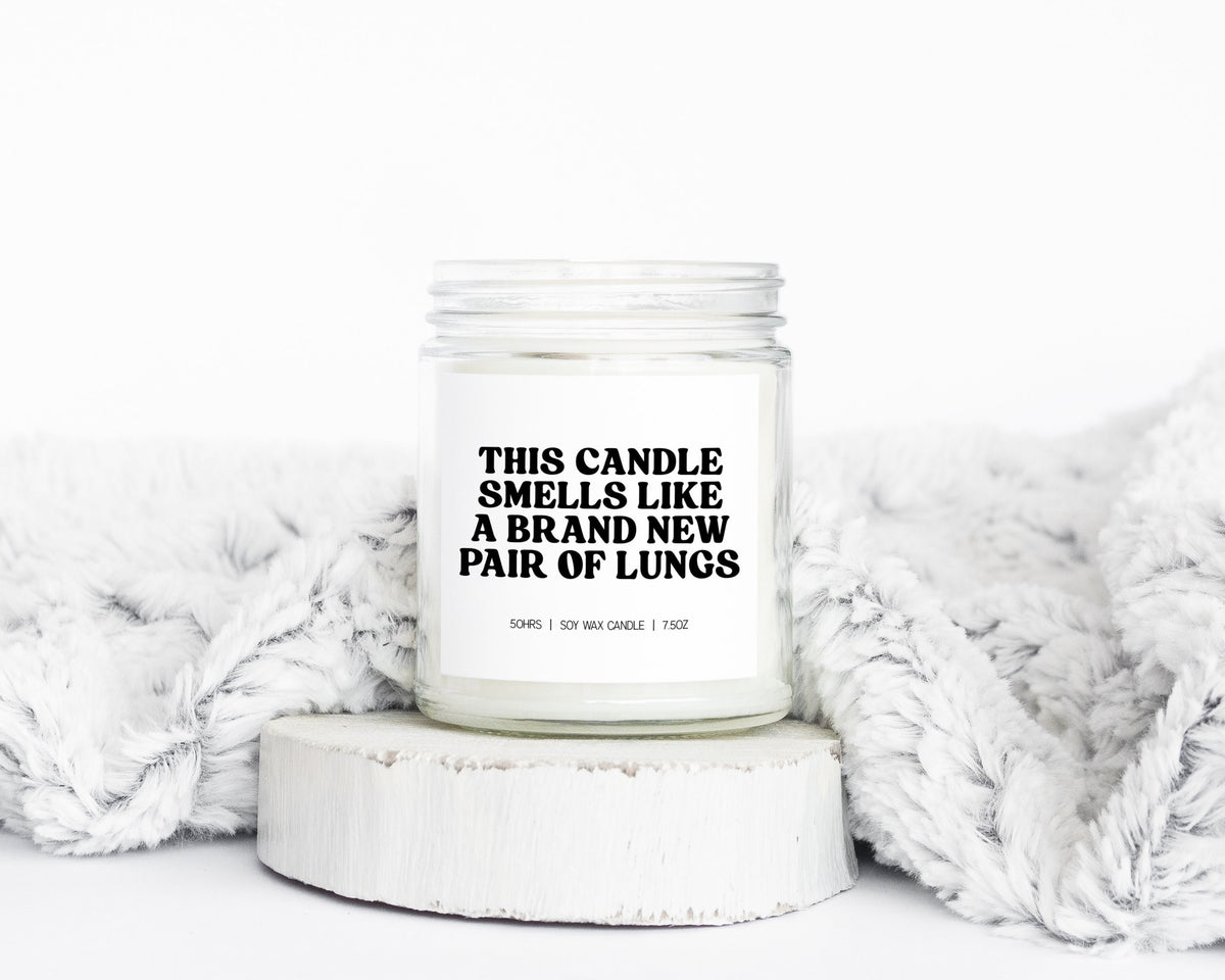 Double Lung Transplant Organ Surgery Recovery Cancer Gifts Funny Candle Housewarming Soy Wax Scented Decor Graphic Tee – Feel-Good Design · High-Quality Print