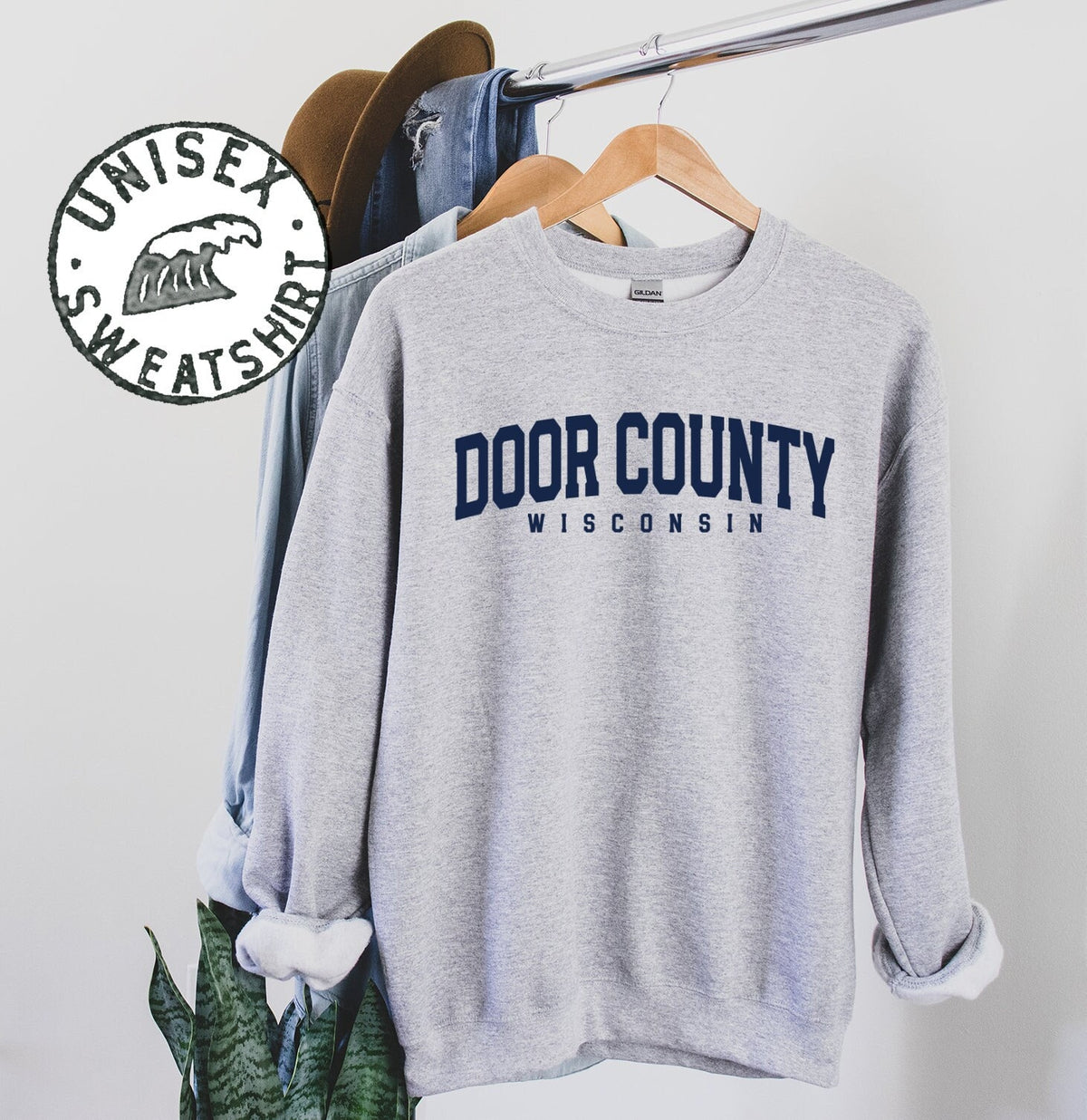 Door County Wisconsin WI Sweatshirt Gifts Funny Sweater Shirt Jumper Men Women Him Her Sweatshirt – Easygoing Wear · Trending Graphic Apparel