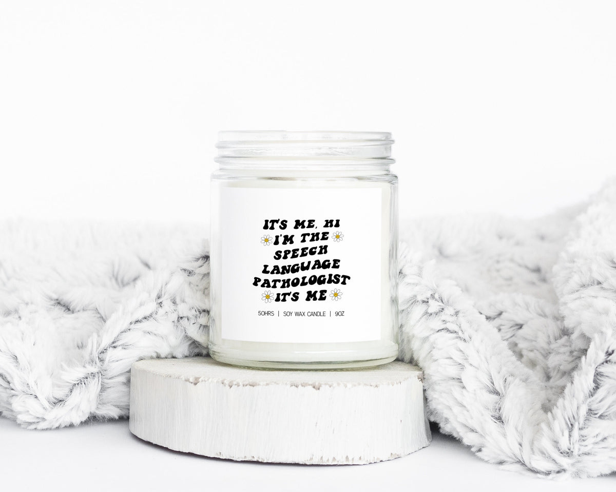 Speech language pathologist SLP Pathology Graduation Gifts Funny Candle Housewarming Soy Wax Scented Decor Graphic Tee – Fan Favorite · Must-Have Style
