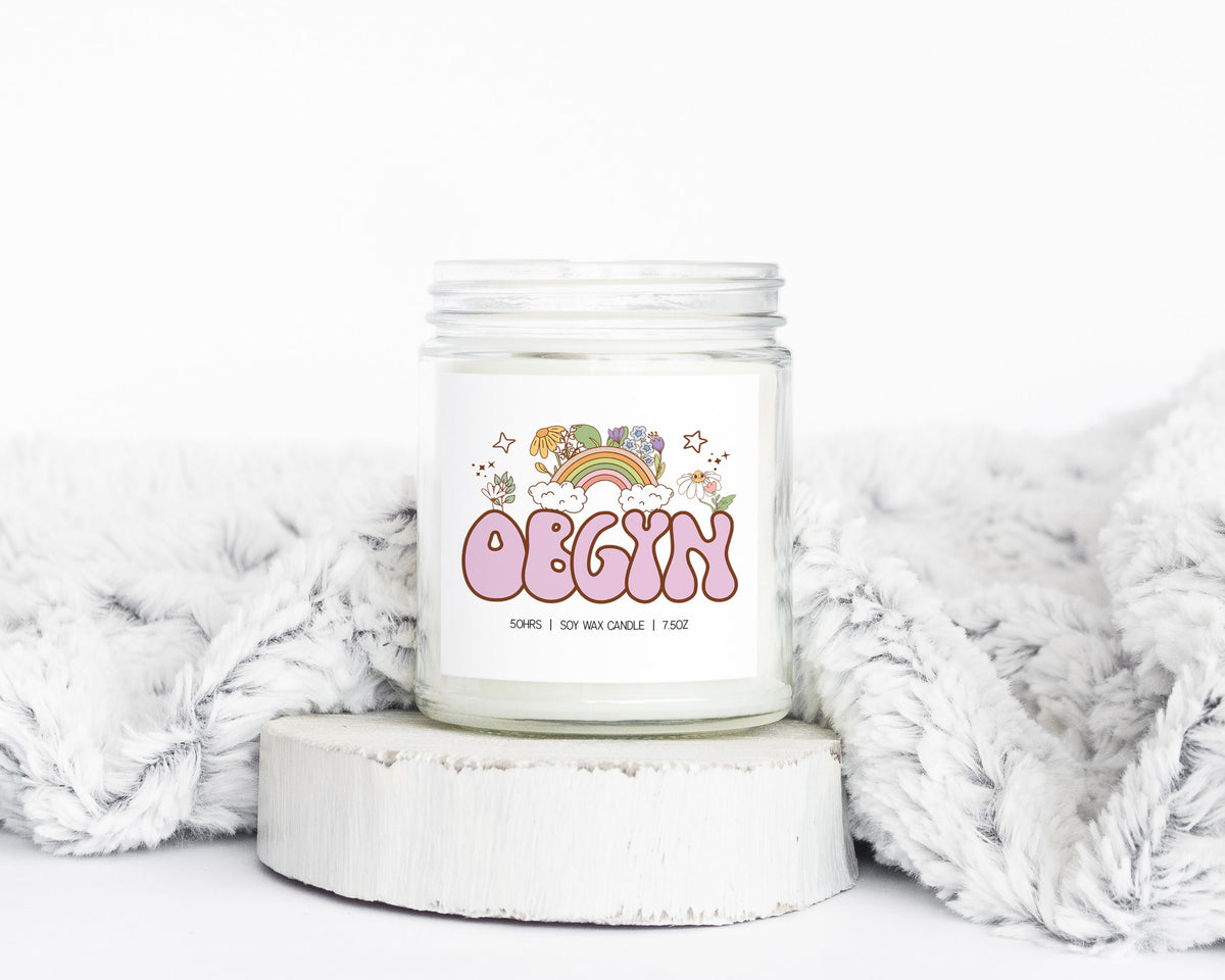 OBGYN Obstetrician Gynecologist Graduation Gifts Funny Candle Housewarming Soy Wax Scented Decor Graphic Tee – Feel-Good Design · Perfect For Daily Wear