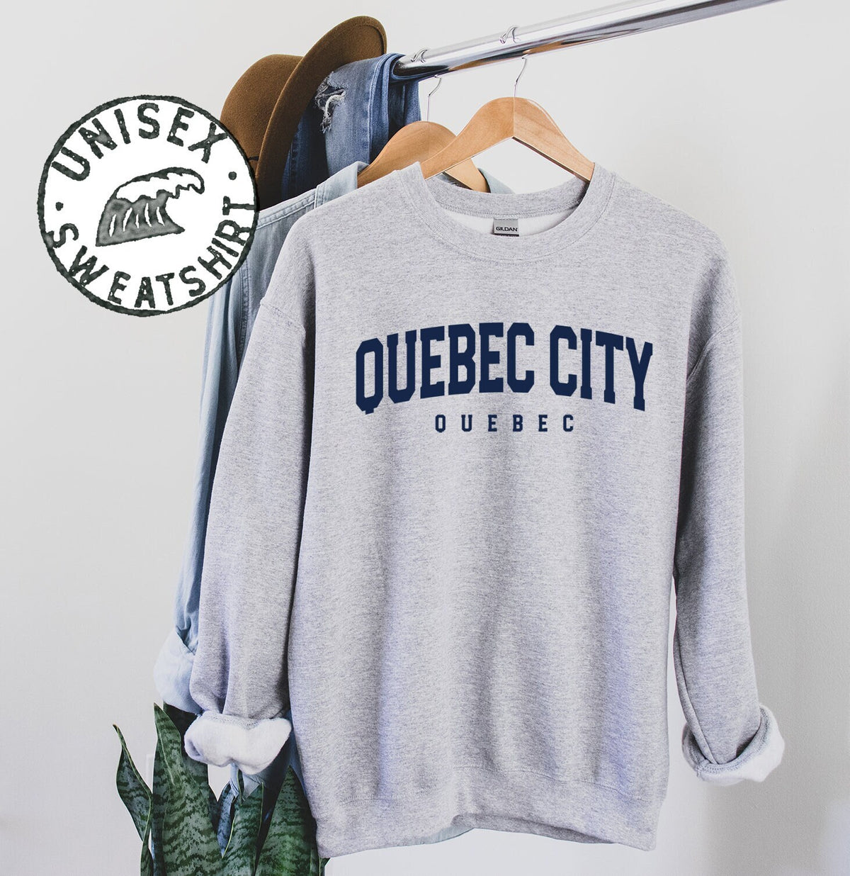 Quebec City Sweatshirt Gifts Funny Sweater Shirt Jumper Men Women Him Her Sweatshirt – Aesthetic Look · Perfect For Daily Wear
