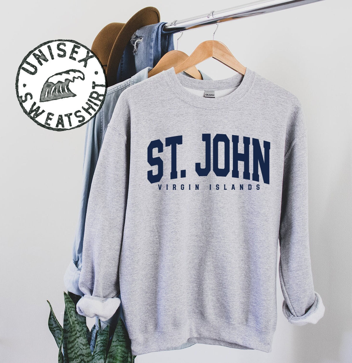 St John Virgin Islands Sweatshirt Gifts Funny Sweater Shirt Jumper Men Women Him Her Sweatshirt – Everyday Comfort · Perfect For Daily Wear