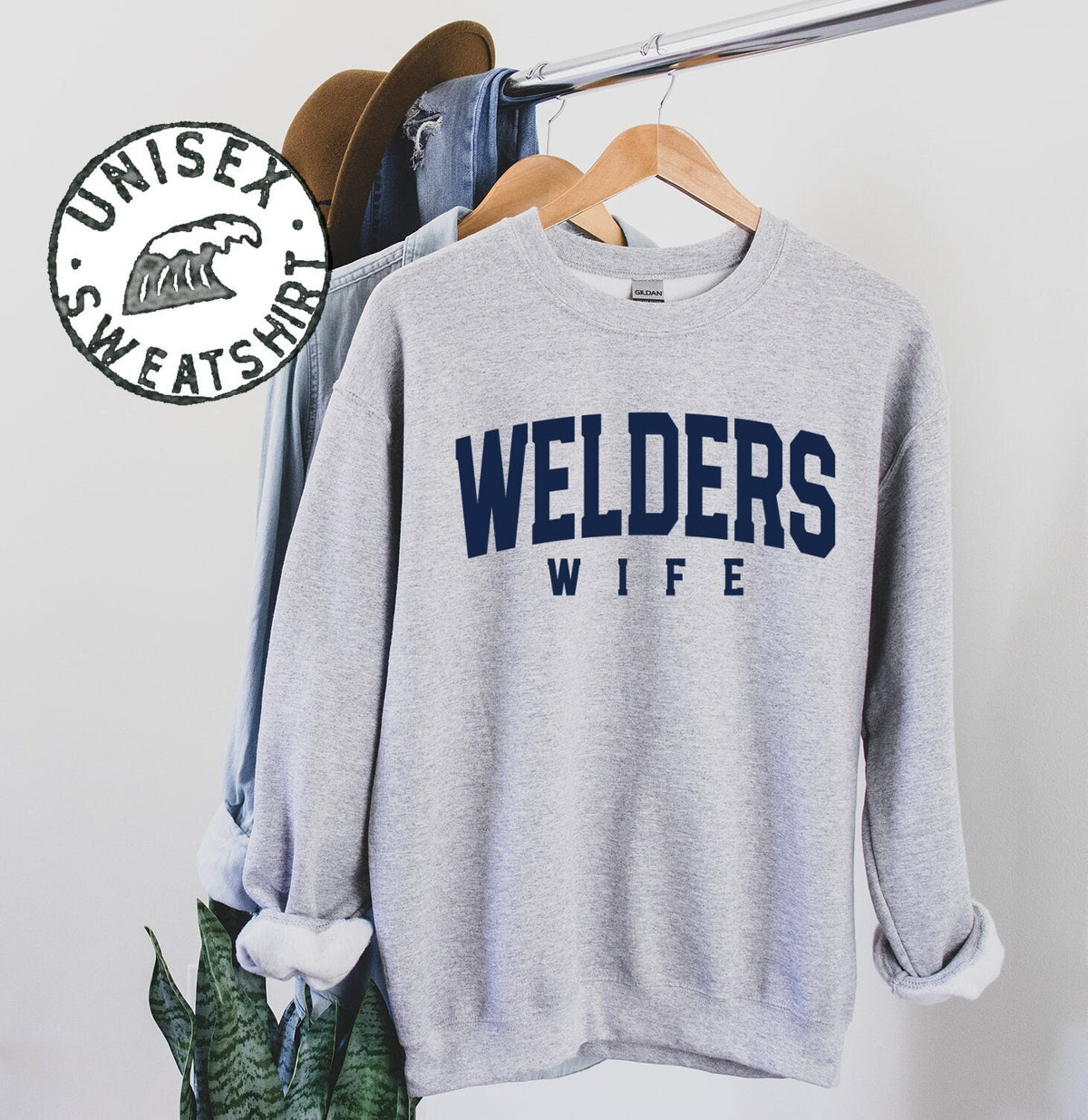 Welders Wife Husband Anniversary Wedding Sweatshirt Gifts Funny Sweater Shirt Jumper Men Women Him Her Sweatshirt – Bold Style · Perfect For Daily Wear