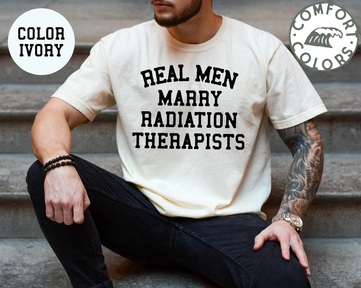Radiation Therapist Xray Husband Wife Wedding Engagement Anniversary Shirt Gifts Comfort Colors Tshirt Tshirt Unisex Him Her Graphic Tee – Aesthetic Look · Perfect For Daily Wear