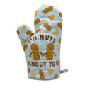 Nuts About You Peanuts Housewarming Gift Christmas Gift Hostess Gift Funny Oven Mitts Grilling Gifts Love Gifts Peanut Butter Graphic Tee – Warm & Stylish · Perfect For Daily Wear