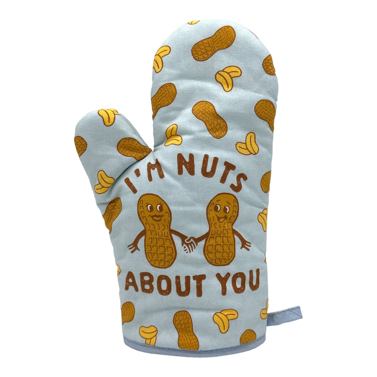 Nuts About You Peanuts Housewarming Gift Christmas Gift Hostess Gift Funny Oven Mitts Grilling Gifts Love Gifts Peanut Butter Graphic Tee – Warm & Stylish · Perfect For Daily Wear