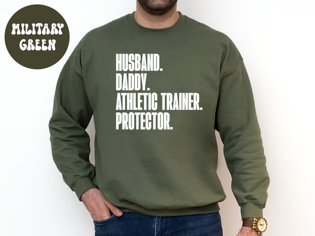 Athletic trainer Dad Fathers Day Birthday Ideas Sweatshirt Gifts Funny Sweater Shirt Jumper Men Women Him Her Sweatshirt – Aesthetic Look · Top Pick For Any Outfit