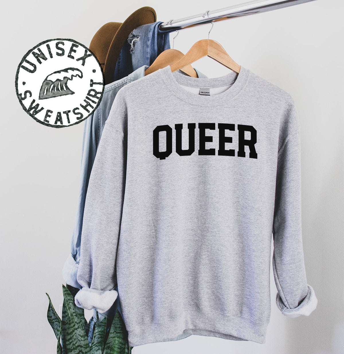 Queer Pride 70s Retro LGBT LGBTQ Sweatshirt Funny Sweater Shirt Birthday Gifts for Men and Women Sweatshirt – Fan Favorite · High-Quality Print
