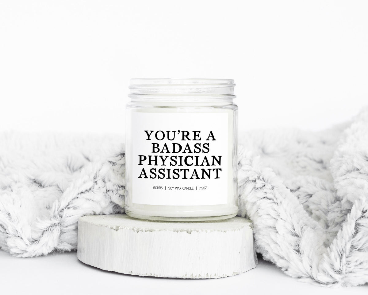 Physician assistant PA Grad Gifts Funny Candle Housewarming Soy Wax Scented Decor Graphic Tee – Fan Favorite · Perfect For Daily Wear