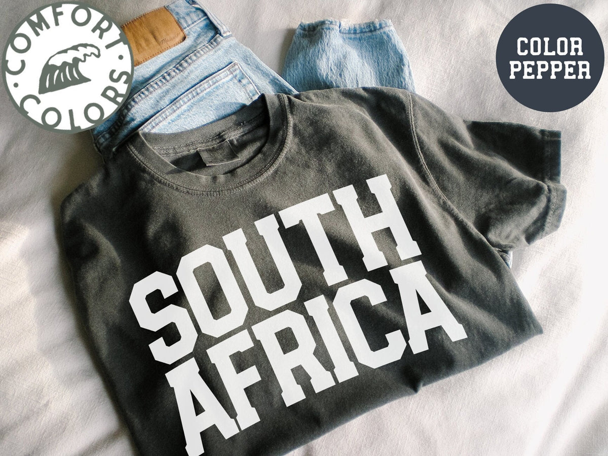 South Africa South African Local Moving Away Shirt Gifts Comfort Colors Tshirt Tshirt Unisex Him Her Graphic Tee – Premium Graphic · Must-Have Style