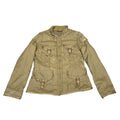 Peuterey Women39s Padded Utility Jacket Vintage High End Luxury Designer Beige Graphic Tee – Aesthetic Look · Must-Have Style