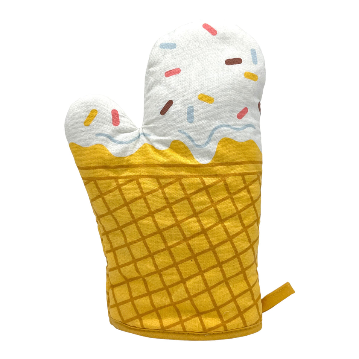 Ice Cream Cone Oven Mitt Housewarming Gift Pot Holder Hostess Gift Funny Oven Mitts Baking Gifts Summer Picnic Grilling Oven Mitts Graphic Tee – Feel-Good Design · Perfect For Daily Wear