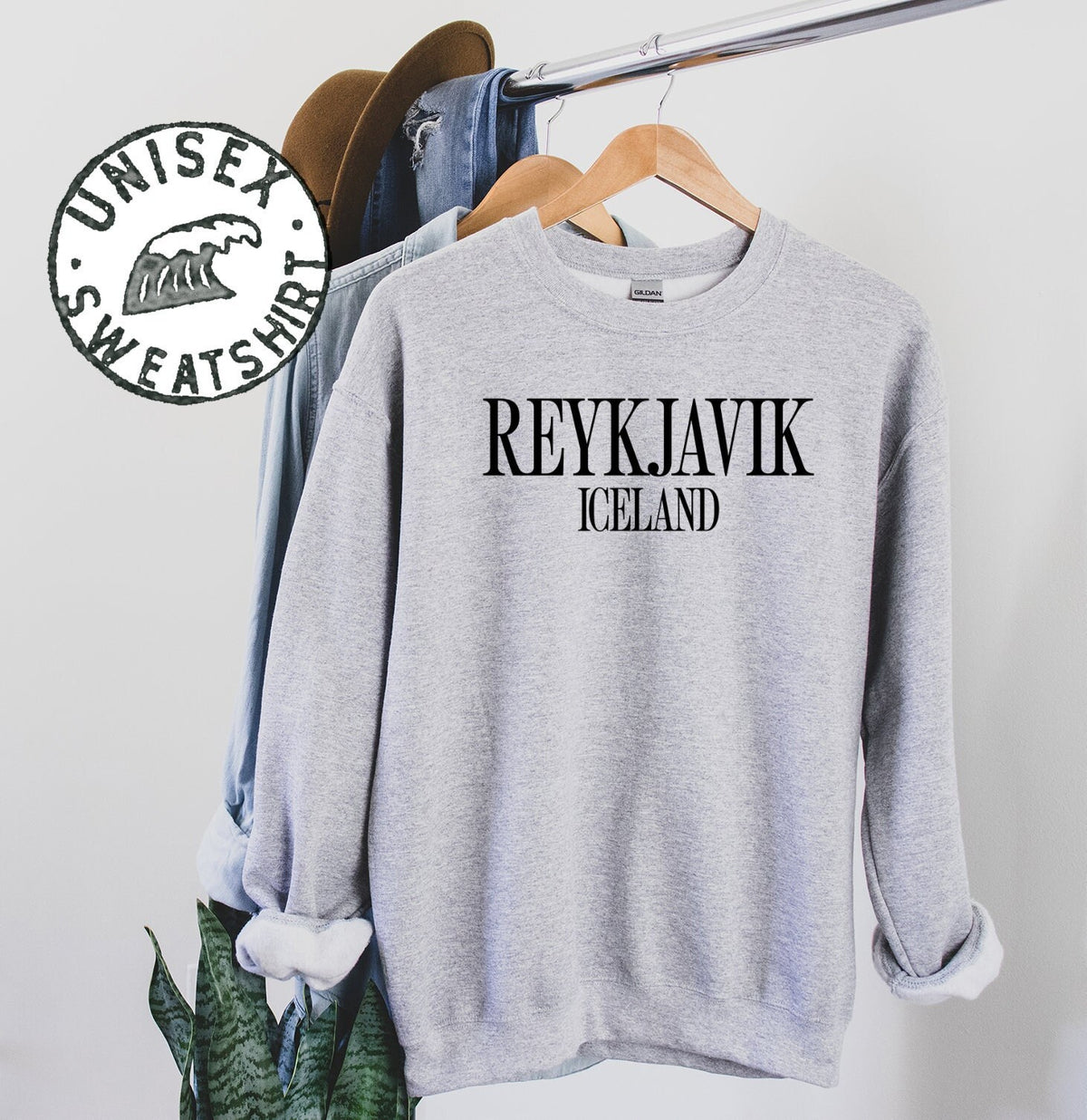 Reykjavik Iceland Sweatshirt Gifts Funny Sweater Shirt Jumper Men Women Him Her Sweatshirt – Premium Graphic · High-Quality Print
