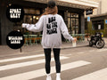 Miner Wife Husband Wedding Engagement Anniversary BACK PRINT Sweatshirt Gifts Funny Sweater Shirt Jumper Men Women Him Her Sweatshirt – Soft Feel · Great Gift For Fans