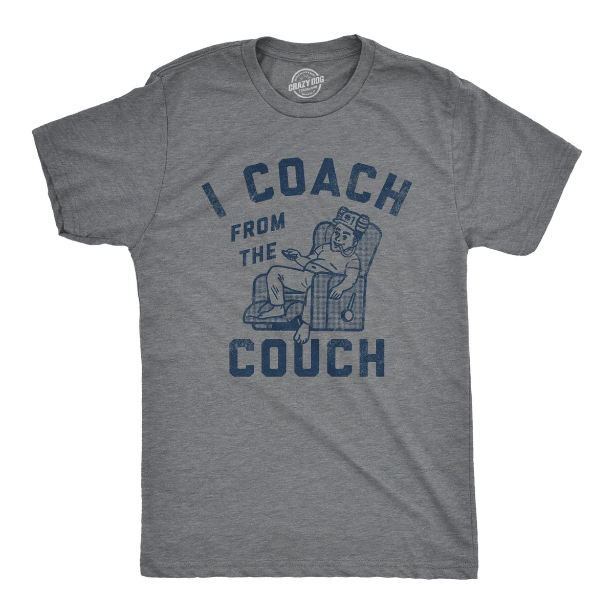Sarcastic Shirt Football Lovers Gifts Funny Sports Tee Funny Football Shirts I Coach From The Couch Arm Chair Quarterback Sports Shirt Graphic Tee – Aesthetic Look · High-Quality Print