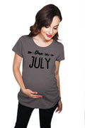 Due In July Maternity Shirt July Baby Shirt Baby Due Date Shirt Funny Maternity Shirt Funny Pregnant Shirt Baby Announcement Shirt Graphic Tee – Feel-Good Design · High-Quality Print