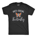 Funny AntiSocial Shirt Mens Hate People Shirt Introvert Shirt Rude Shirts I Hate People Anti Social Butterfly Skull Funny Shirts Graphic Tee – Cozy Vibes · Perfect For Daily Wear